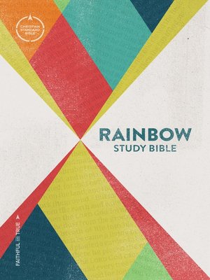cover image of CSB Rainbow Study Bible